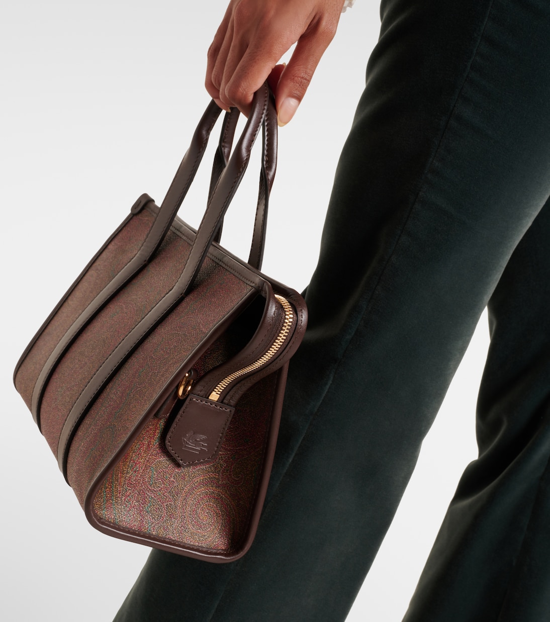Bauletto Large paisley canvas tote bag | Etro
