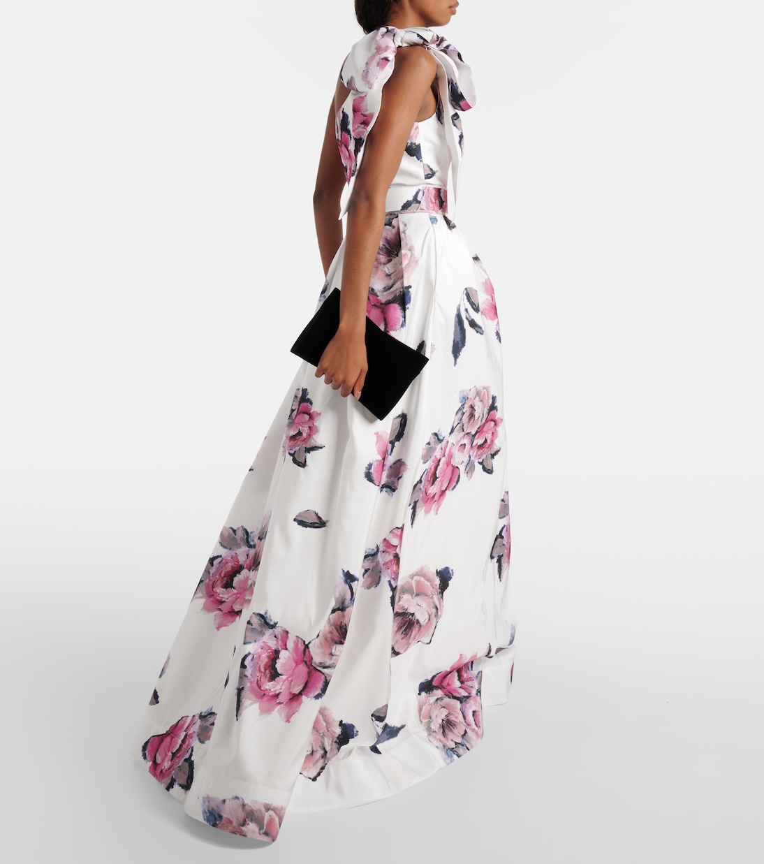 Bridal - Abito lungo Aveline in taffetà | Rebecca Vallance