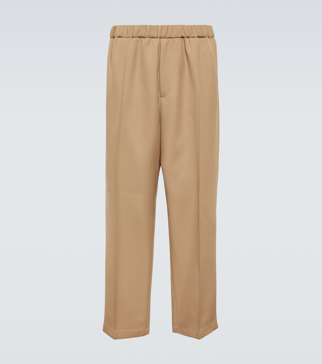 Pantalones tapered de gabardina de lana | Jil Sander