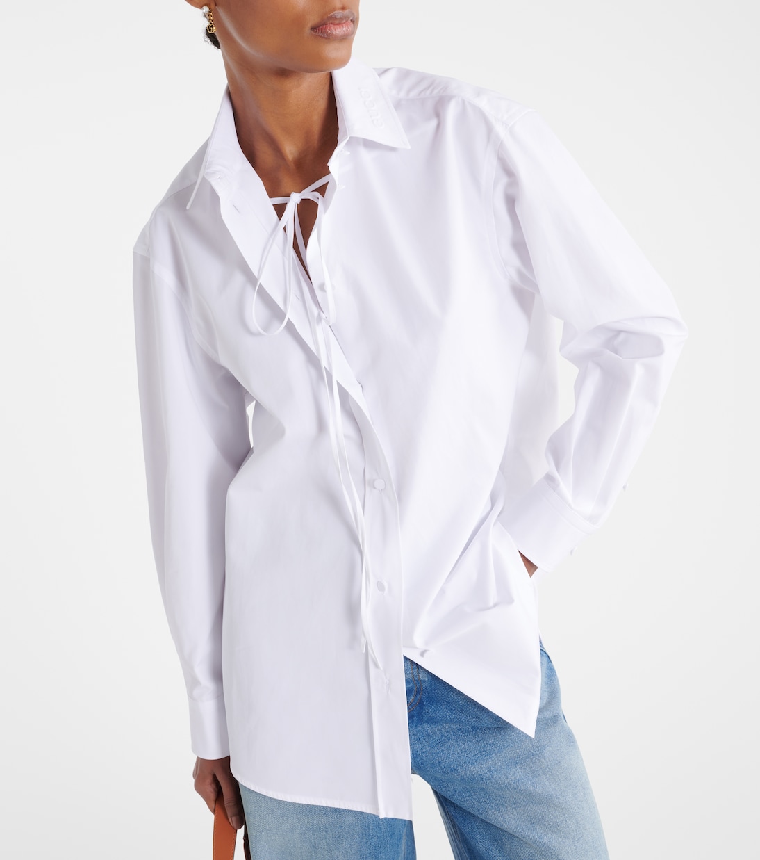 Camicia in popeline di cotone | Gucci