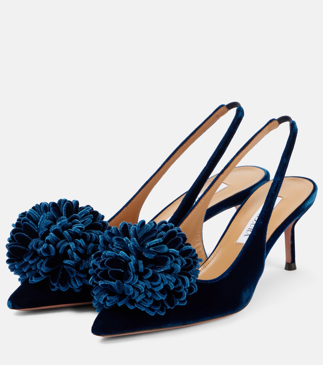 Pumps slingback Couturier 65 in velluto | Aquazzura