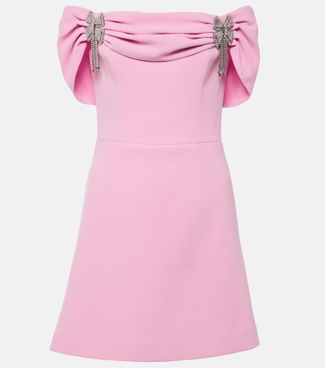 Odetta embellished bow-detail minidress | Rebecca Vallance