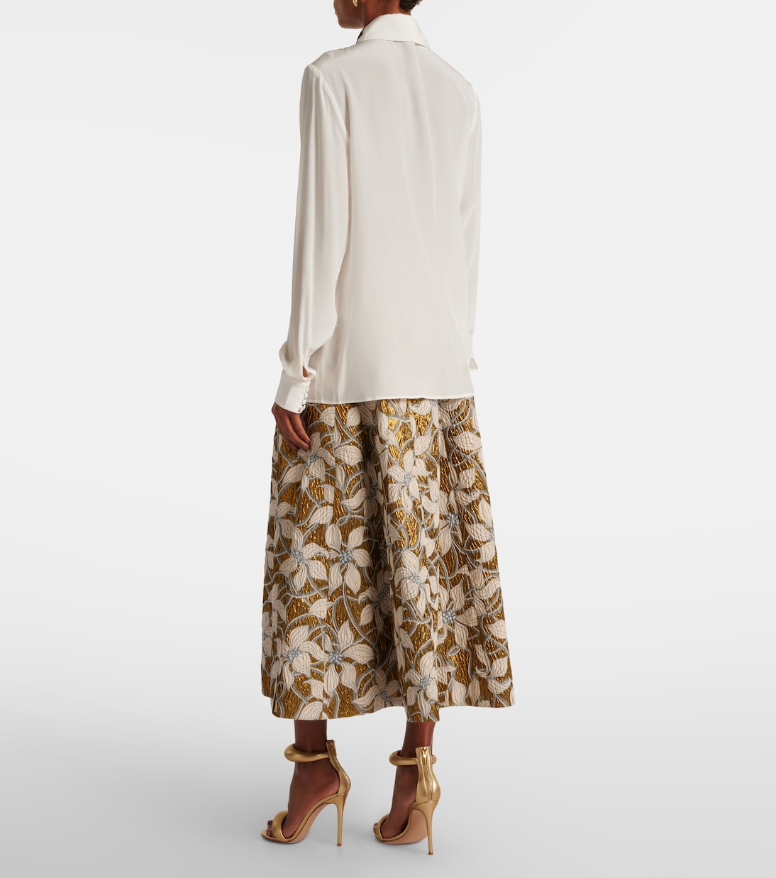 Camicia Keltie in crêpe de chine | Costarellos