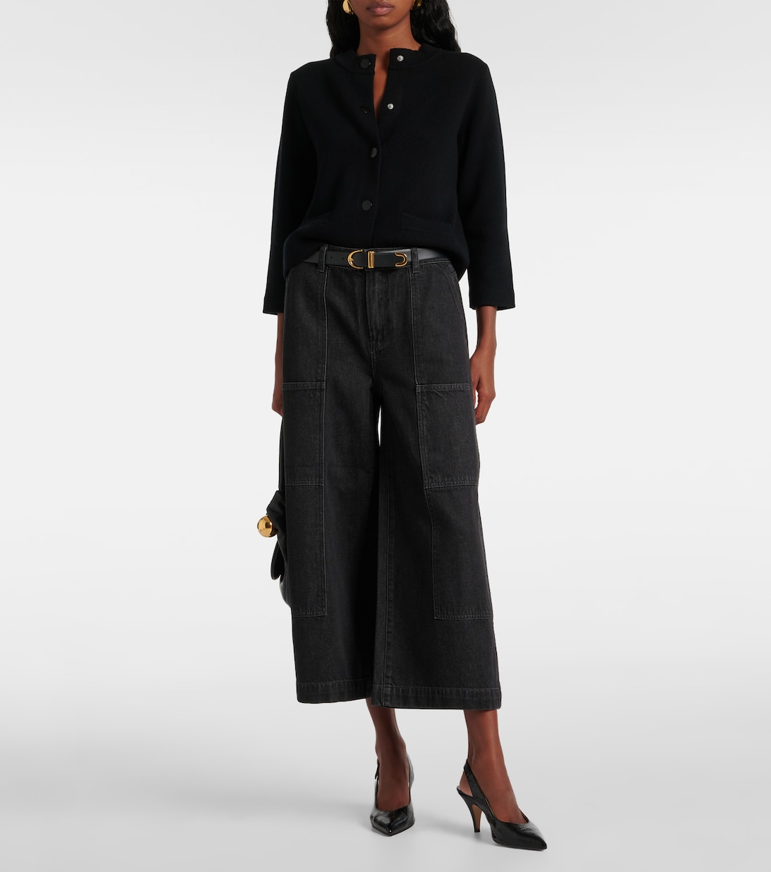 Cropped wide-leg jeans | Vince
