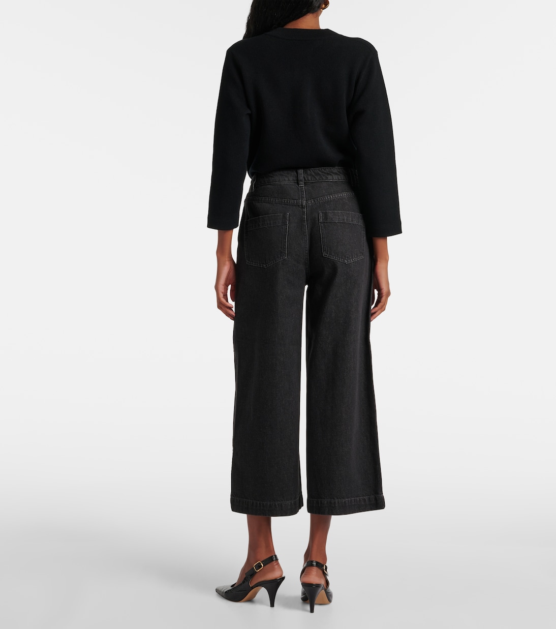 Cropped wide-leg jeans | Vince