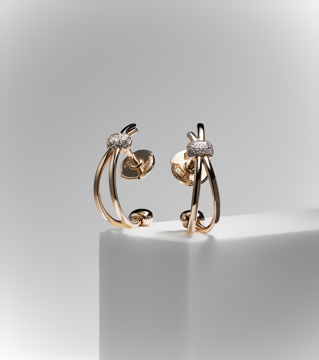 Boucles d'oreilles Pomellato Together en or 18 ct et diamants | Pomellato