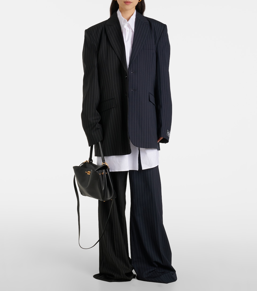 Blazer gessato in lana | Vetements