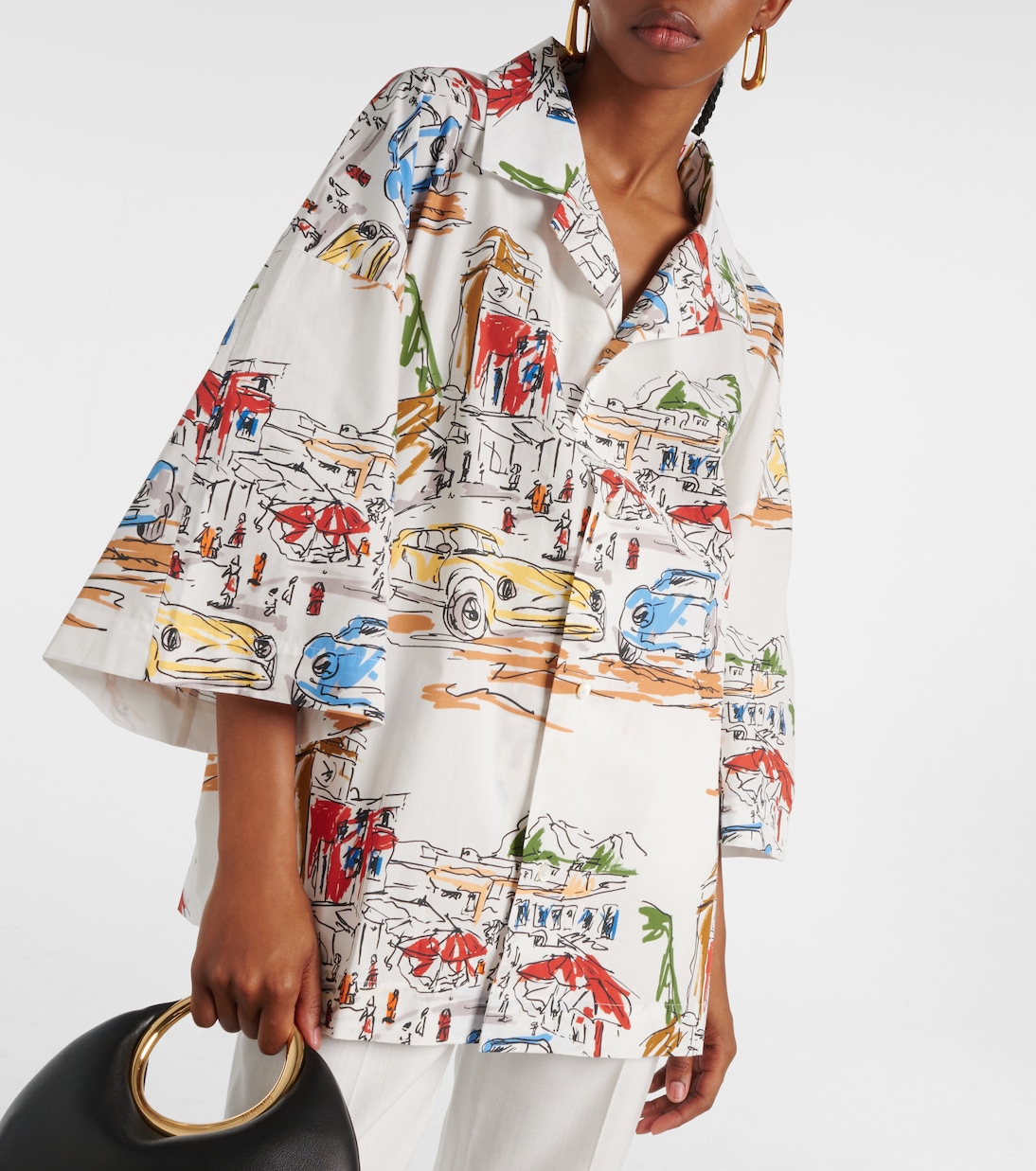 Bedrucktes Hemd Casaco aus Baumwolle | Jacquemus