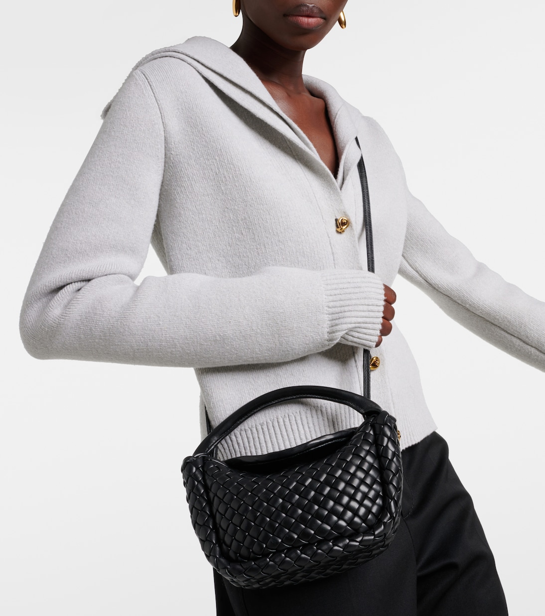 Sac Cobble Small Intrecciato en cuir | Bottega Veneta