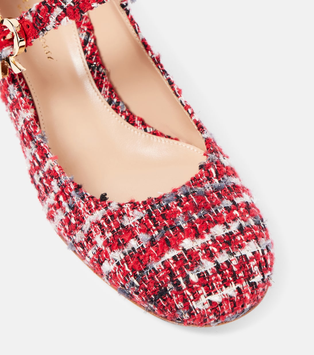 Mary Ribbon bouclé Mary Jane pumps | Gianvito Rossi