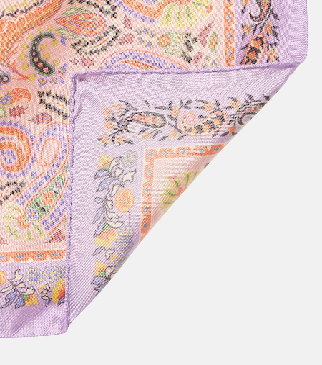 Foulard in twill di seta con stampa | Etro