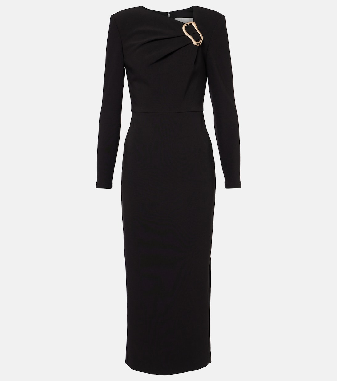 Abito midi asimmetrico in crêpe | Roland Mouret