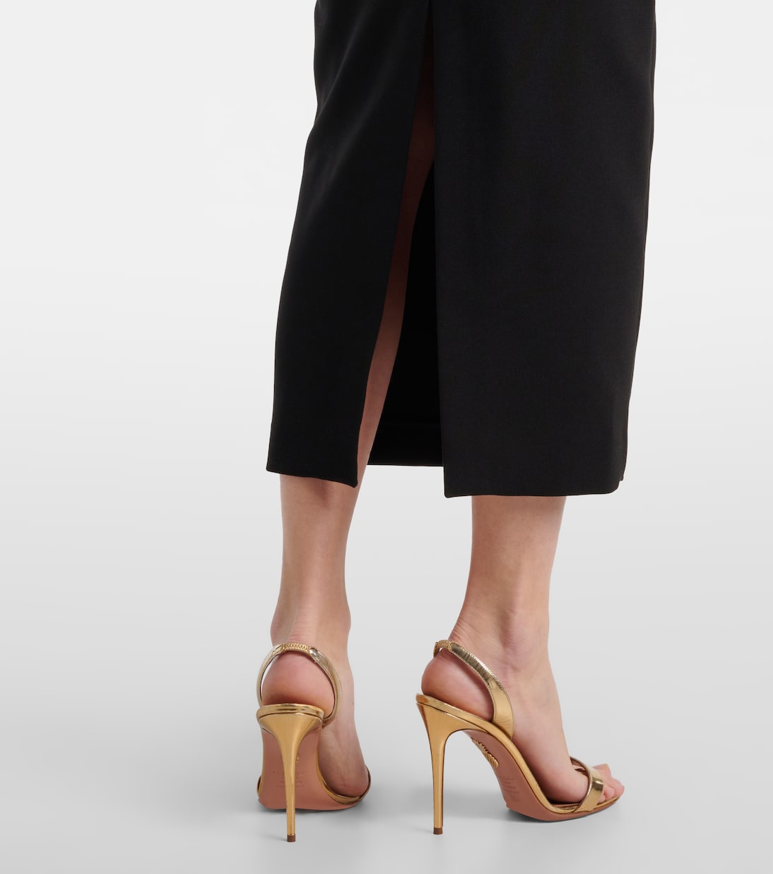 Abito midi asimmetrico in crêpe | Roland Mouret