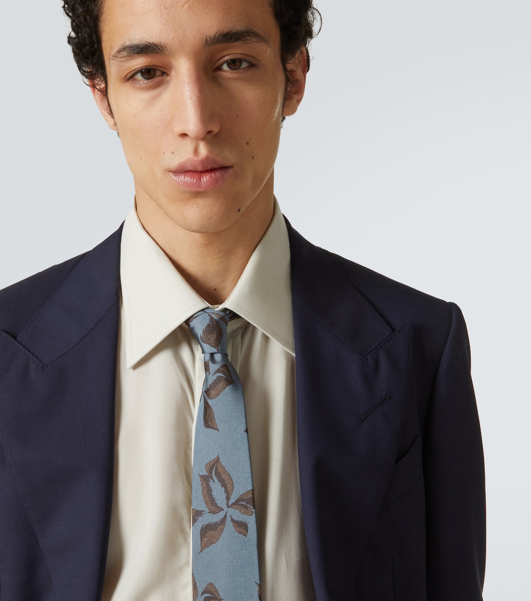 Cravatta in seta con stampa | Dries Van Noten