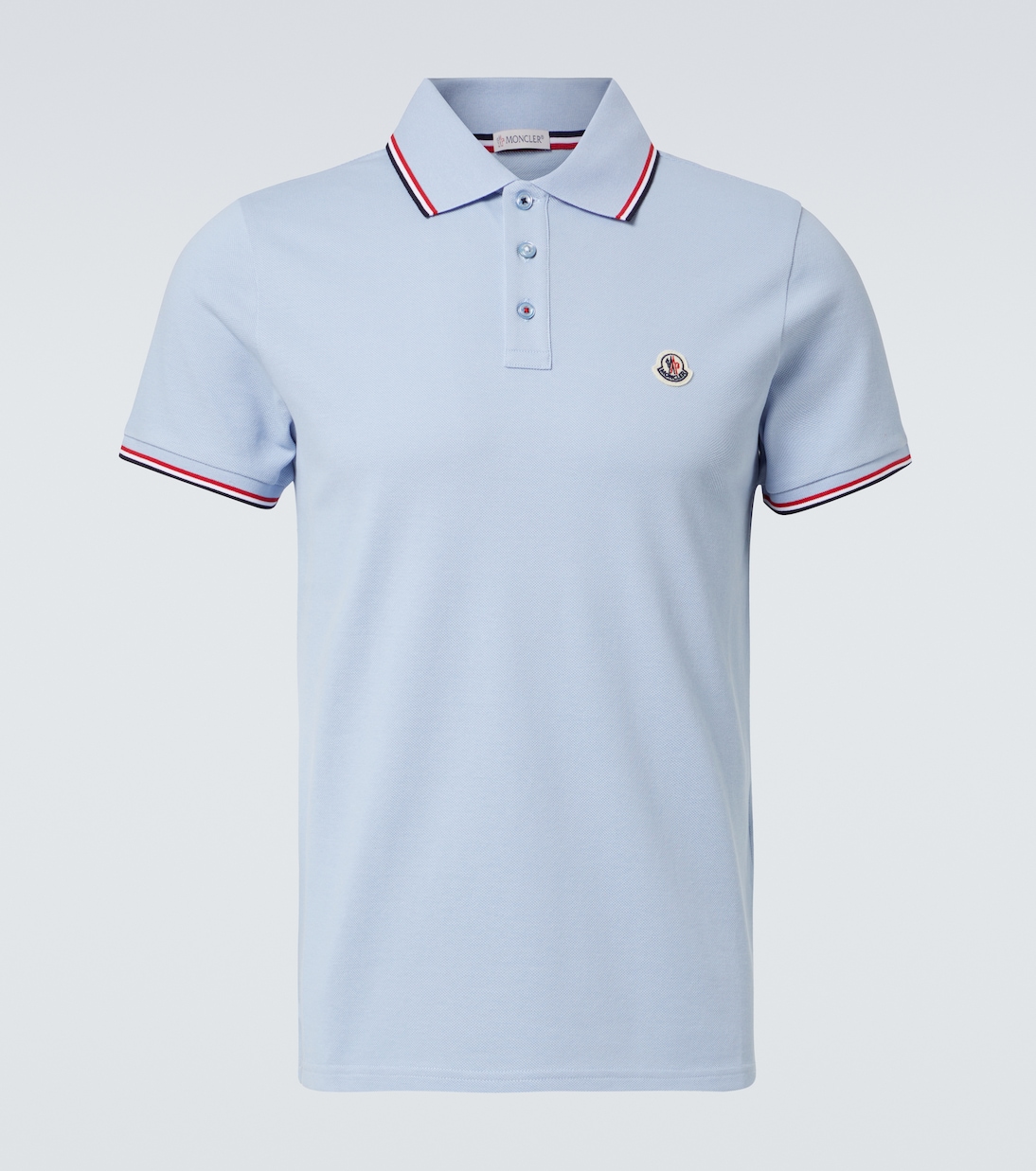 Polo de algodón con logo | Moncler