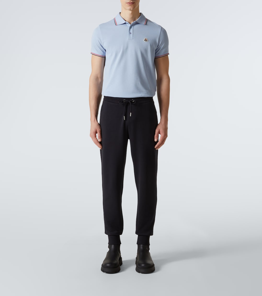Polo de algodón con logo | Moncler