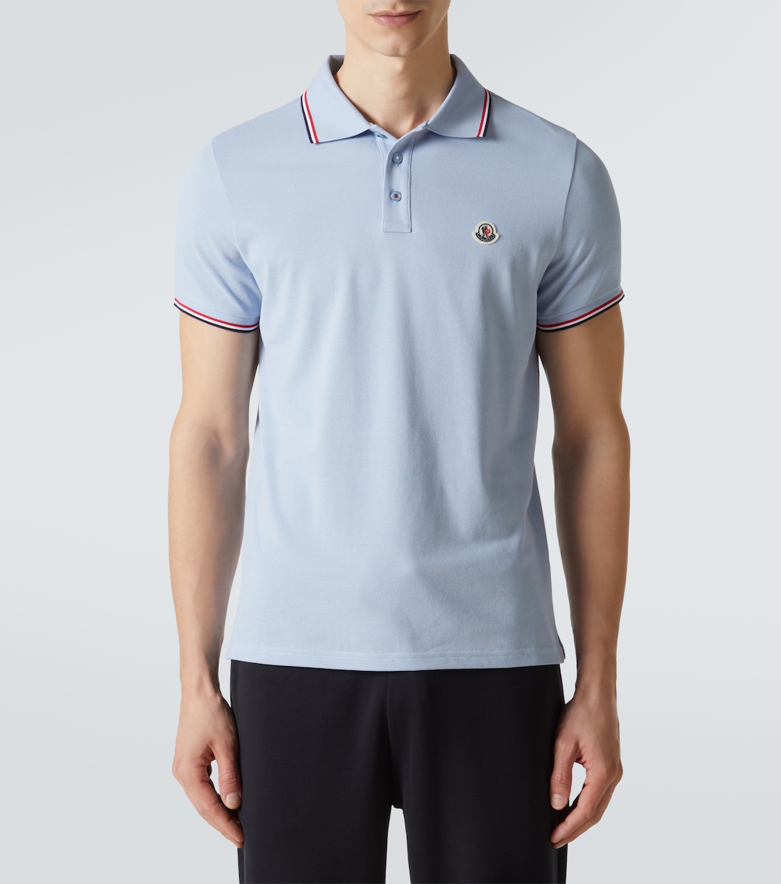 Polo de algodón con logo | Moncler