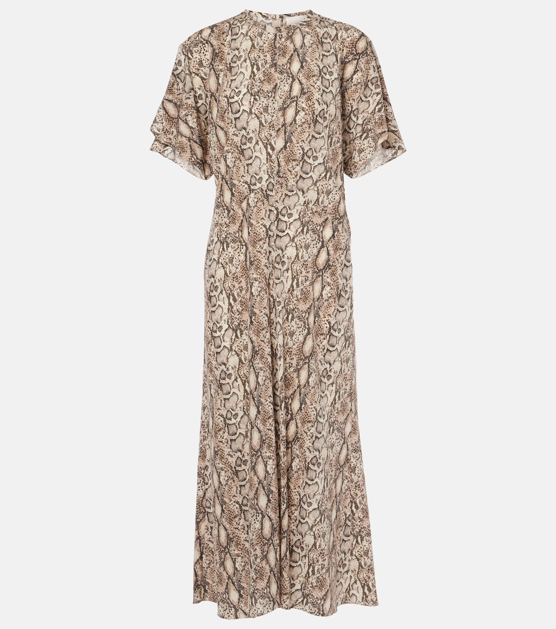 Abito midi Keany in misto seta | Isabel Marant