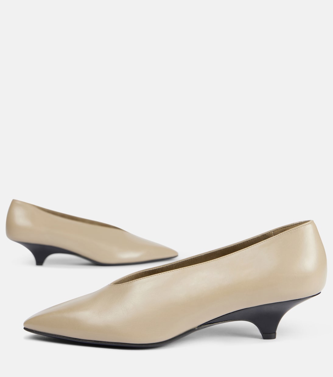 Scarpe col tacco in pelle Rebecca by Loro Piana per giovani eleganti