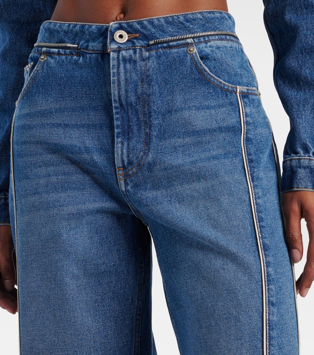 Jean ample à taille haute | Jean Paul Gaultier