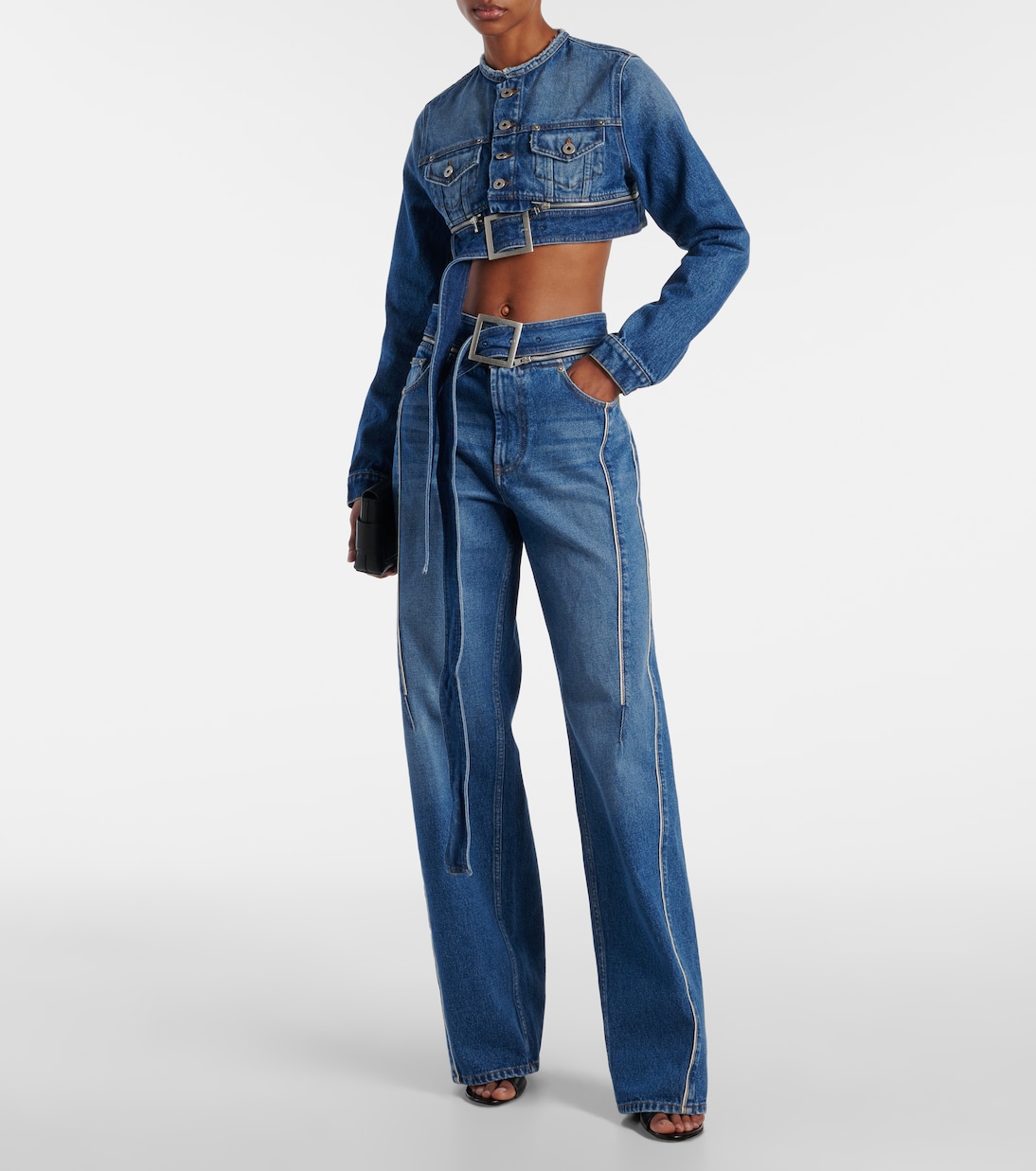 Jean ample à taille haute | Jean Paul Gaultier
