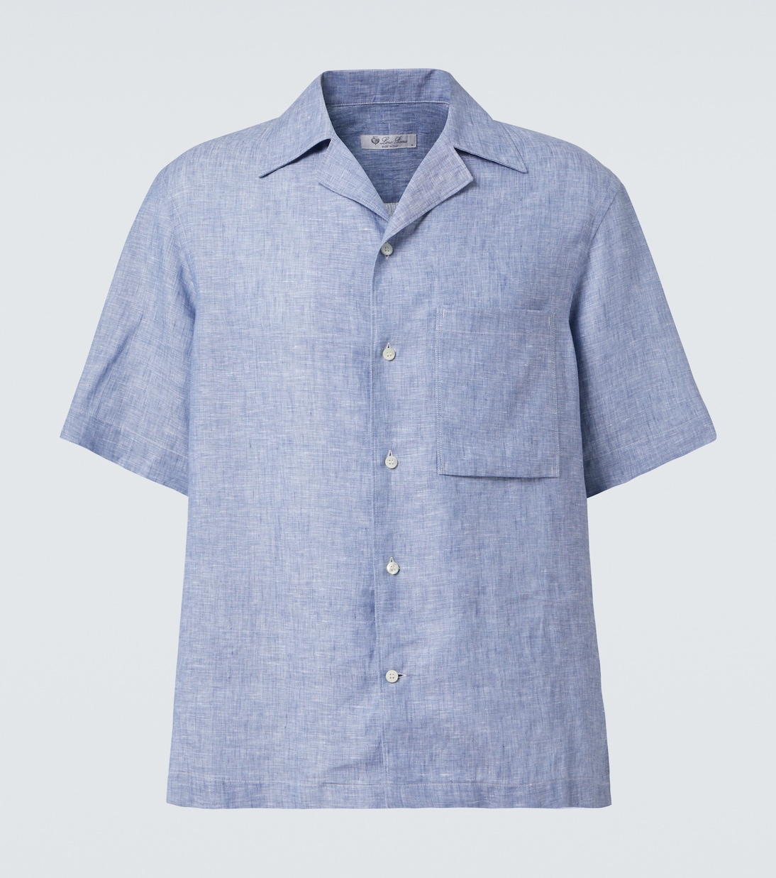 Camicia bowling Federico in lino | Loro Piana