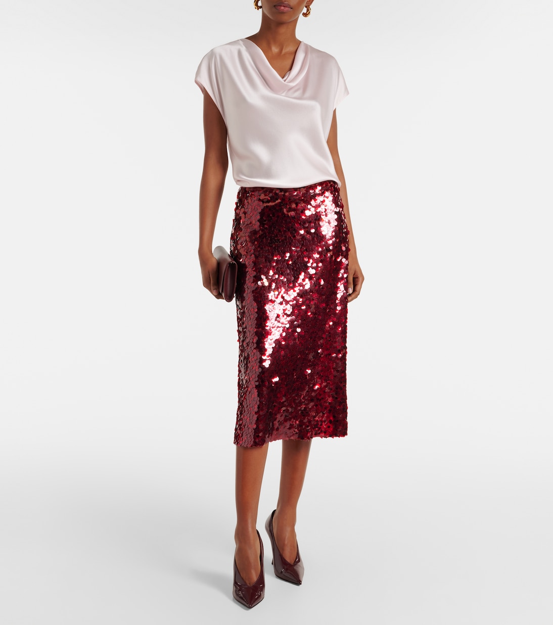  Blusa in raso di seta  | Vince