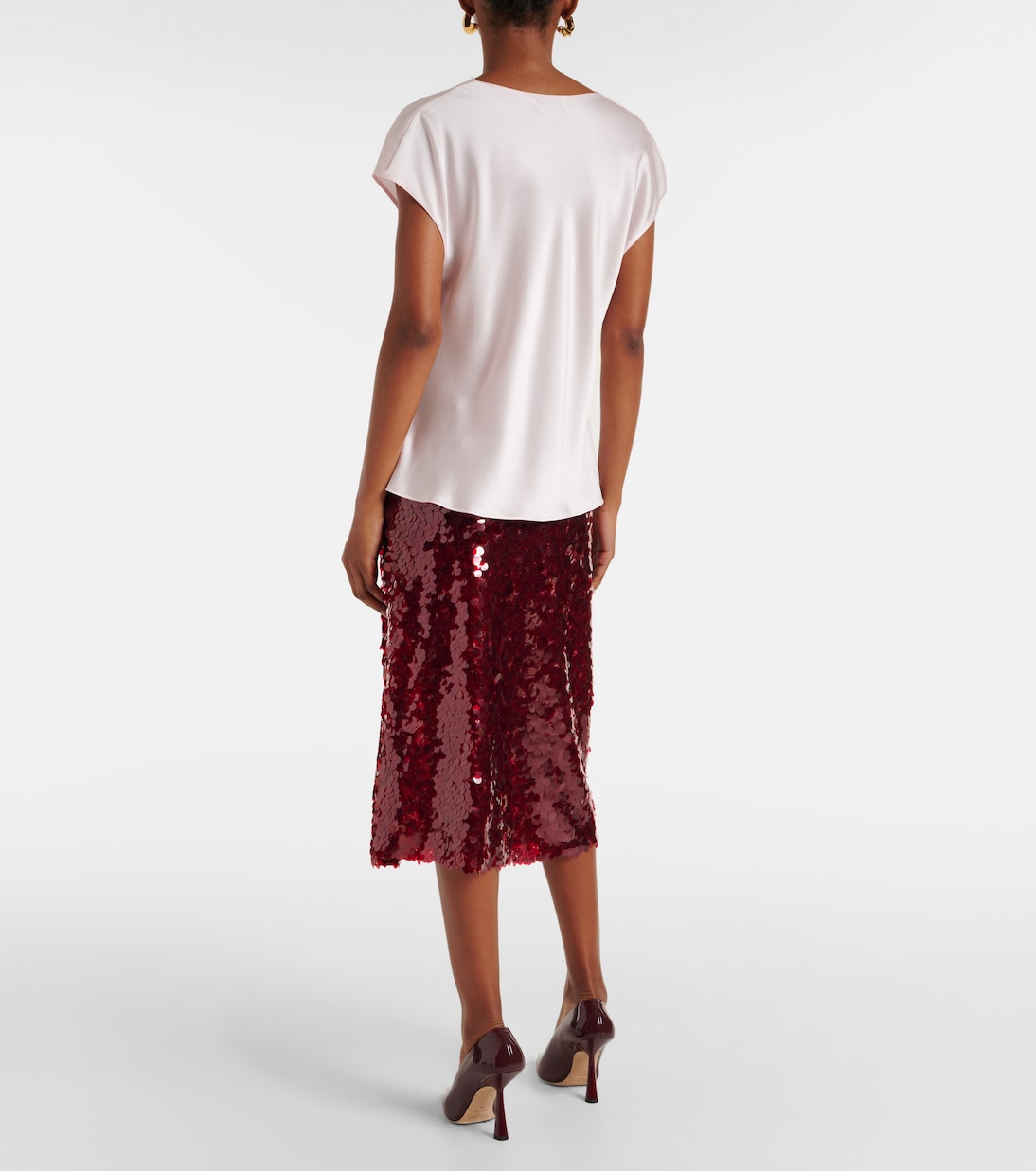  Blusa in raso di seta  | Vince