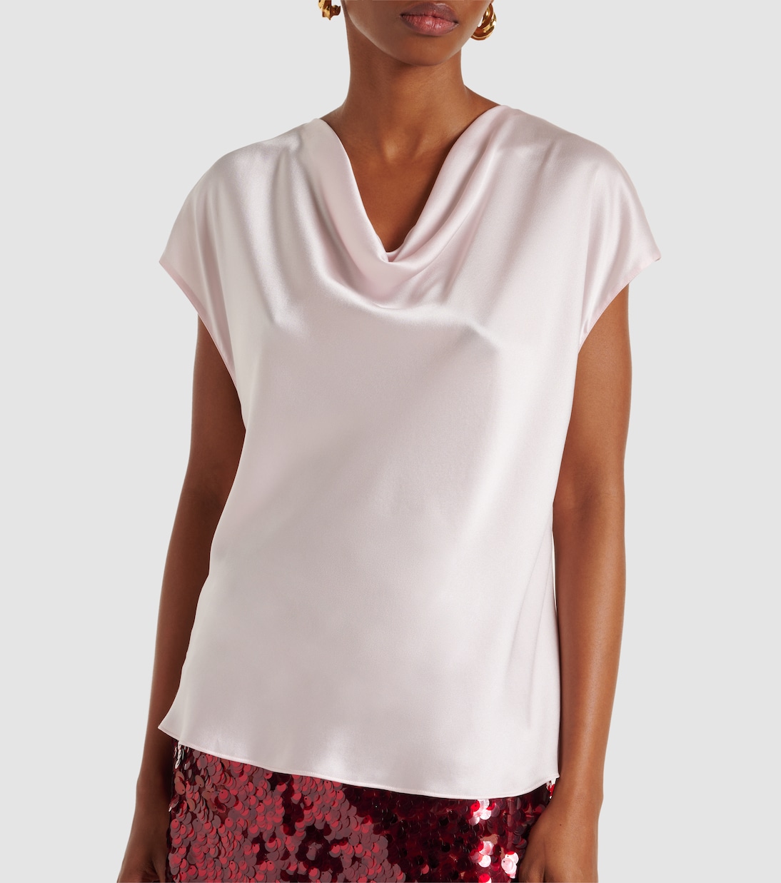  Blusa in raso di seta  | Vince