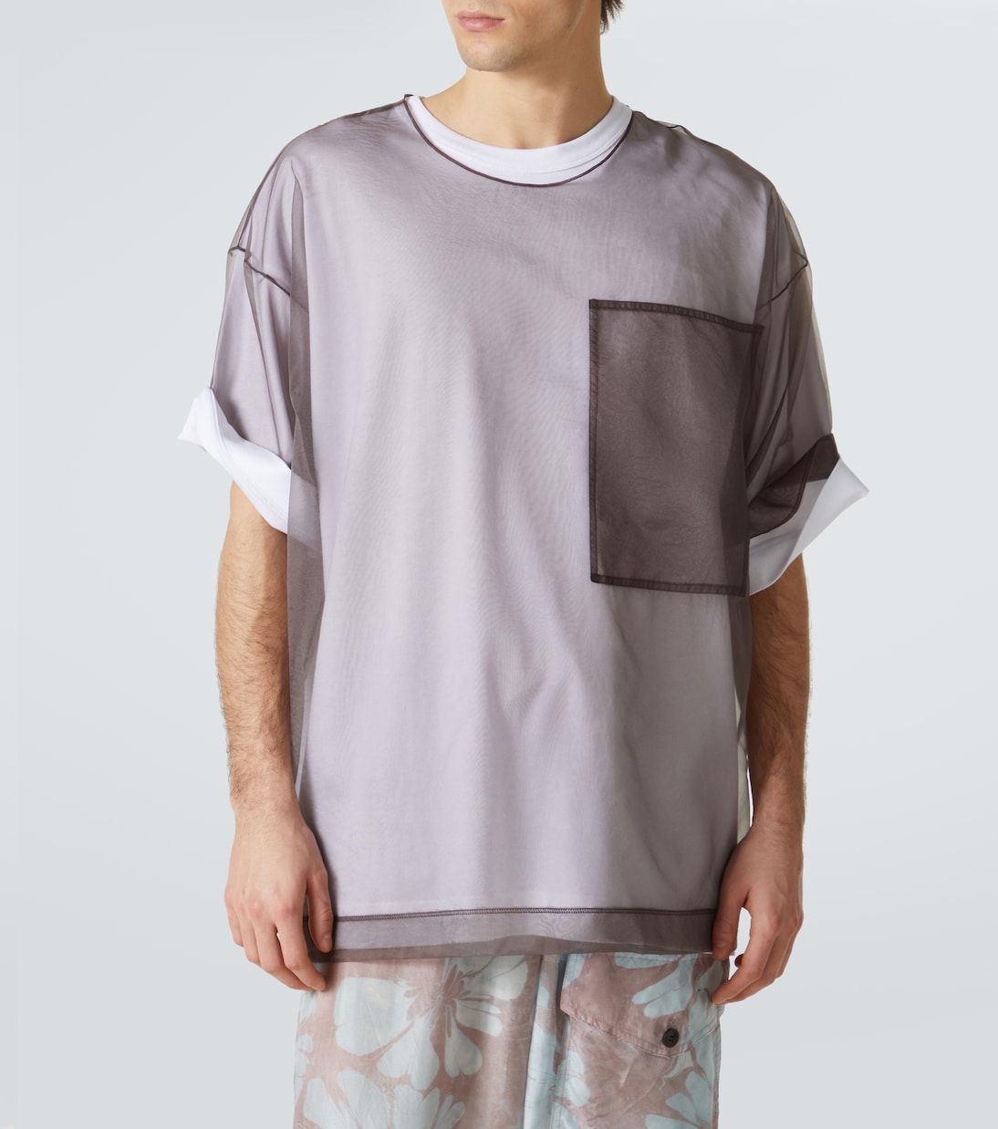 Cotton-blend jersey T-shirt | Dries Van Noten
