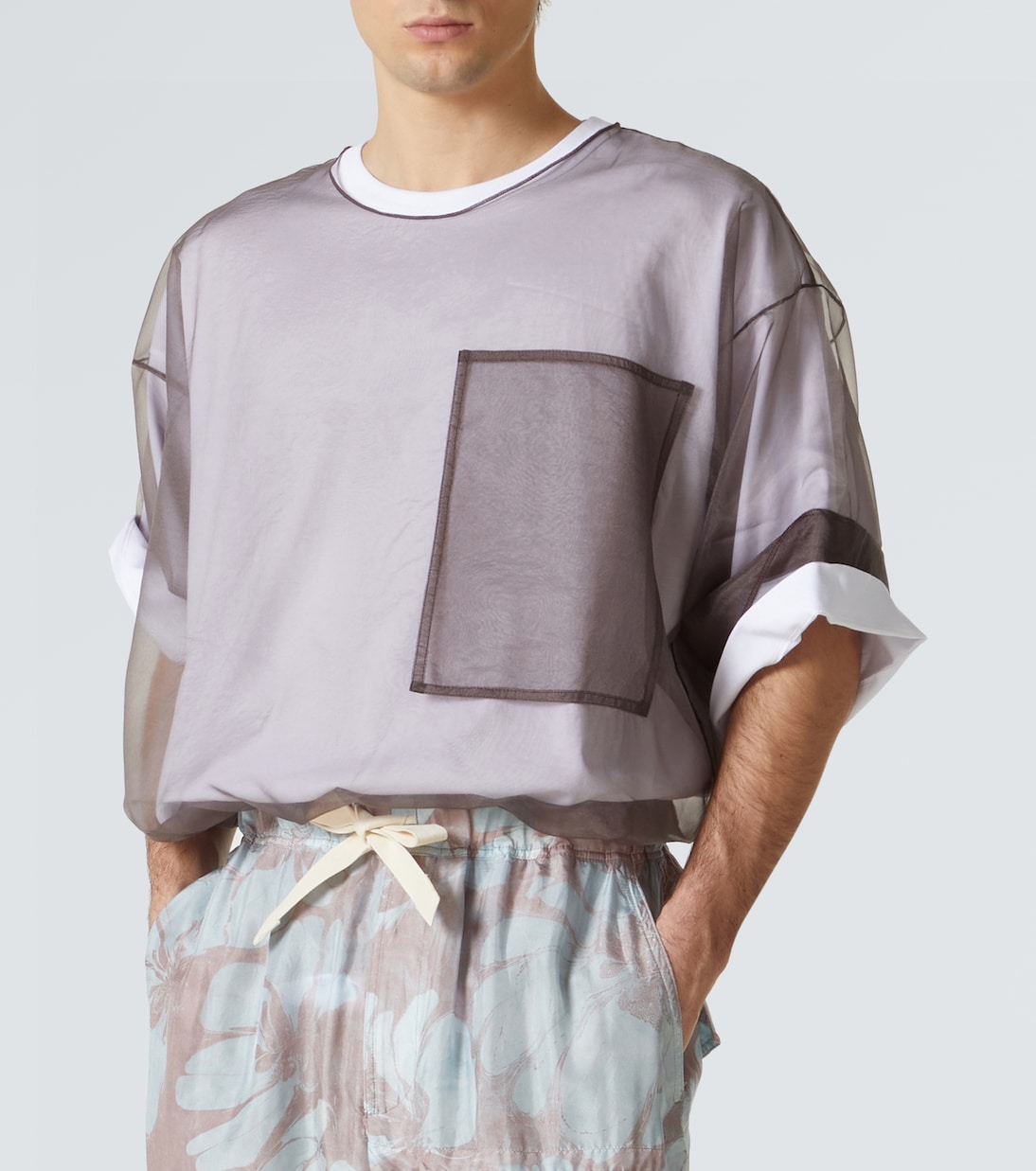Cotton-blend jersey T-shirt | Dries Van Noten