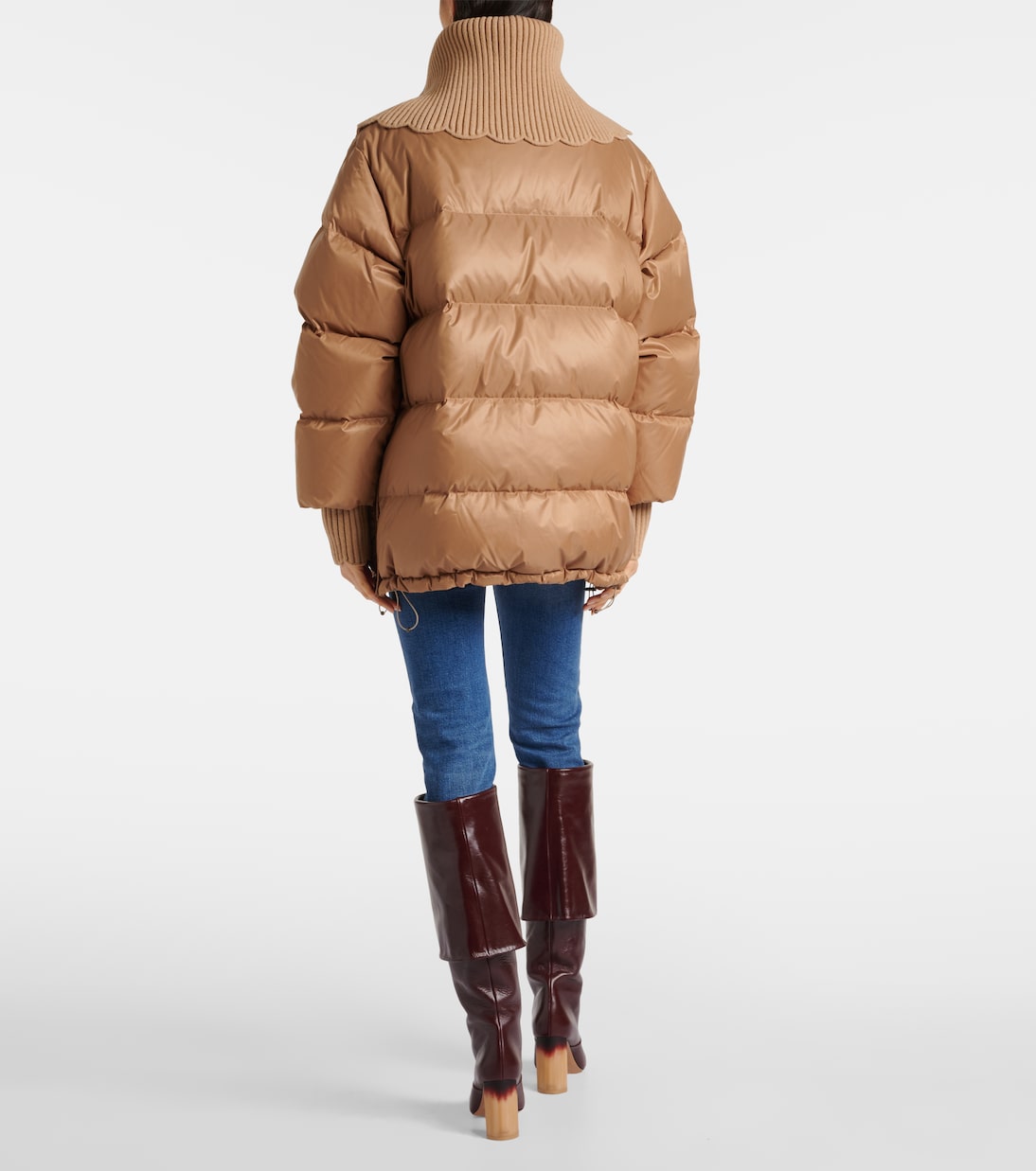 Oversized quilted down jacket | Chloé
