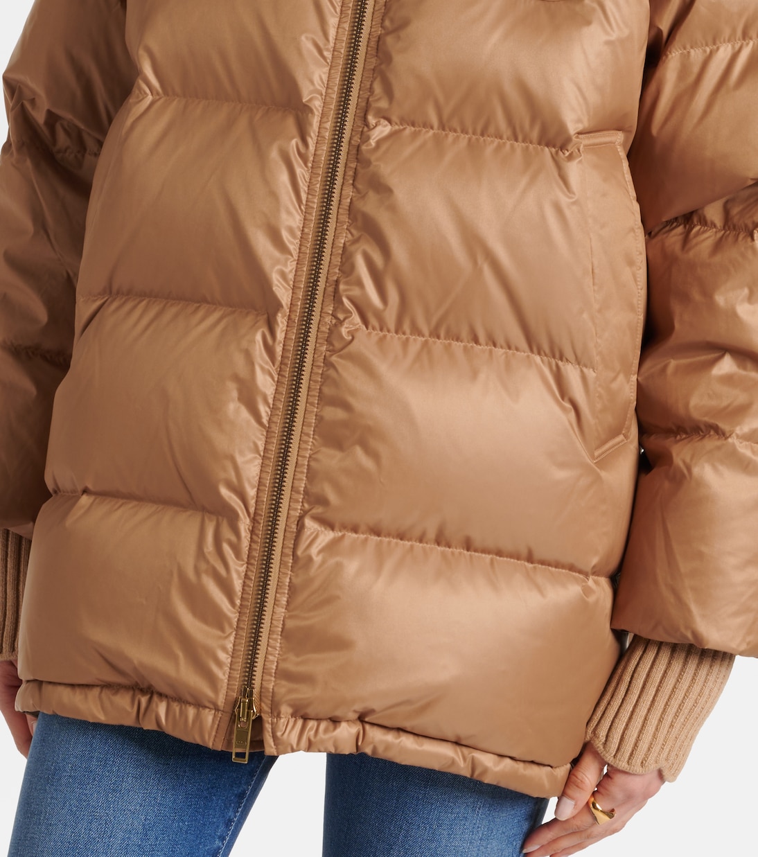 Oversized quilted down jacket | Chloé