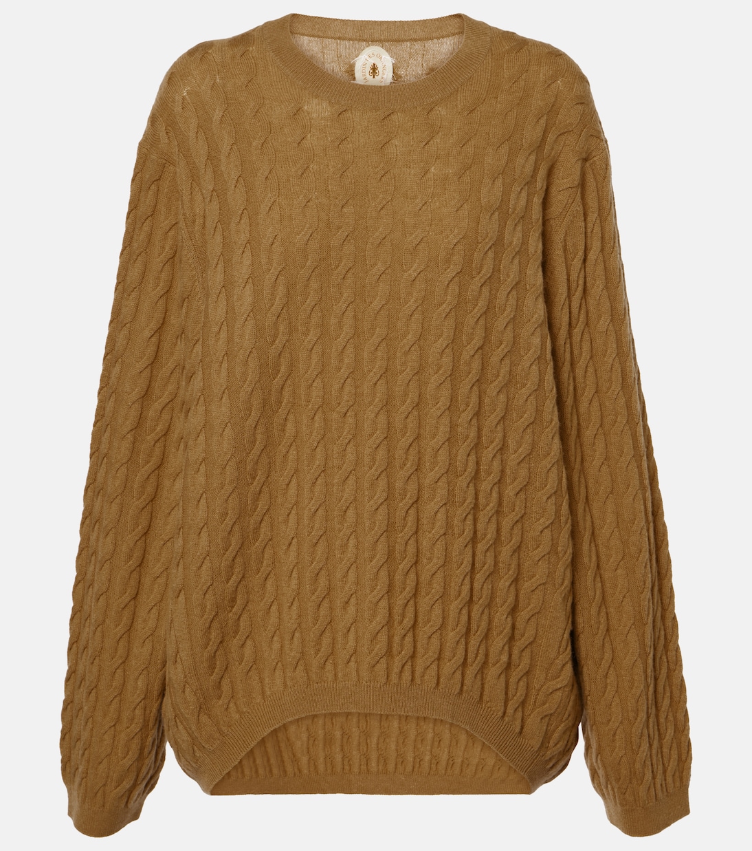 Cable-knit wool and cashmere sweater | Jardin des Orangers