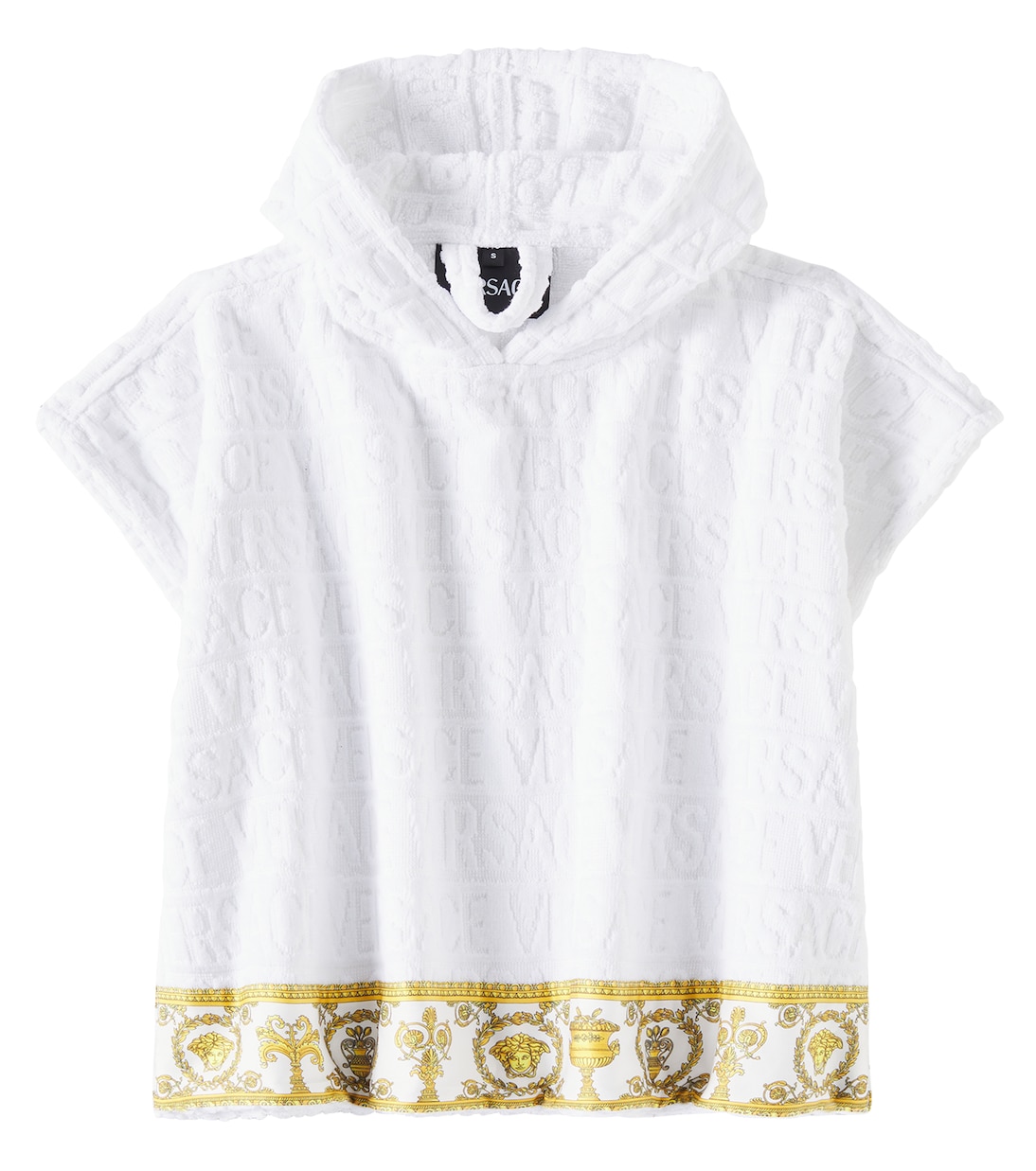 Baby - Poncho Versace Allover in spugna | Versace Kids