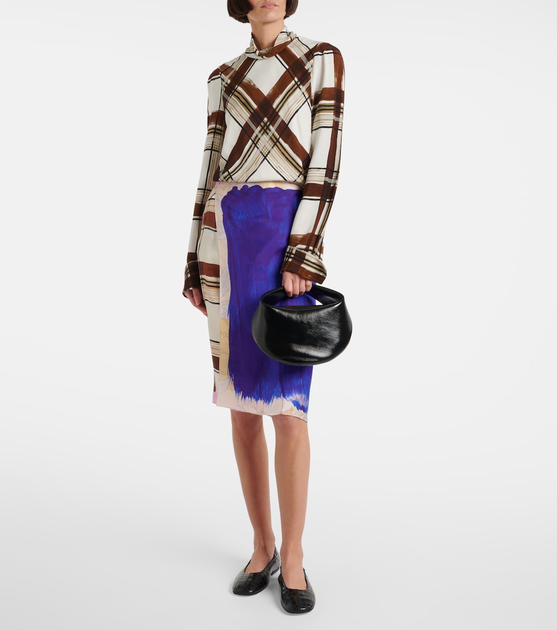 Ballerine in pelle metallizzata | Dries Van Noten