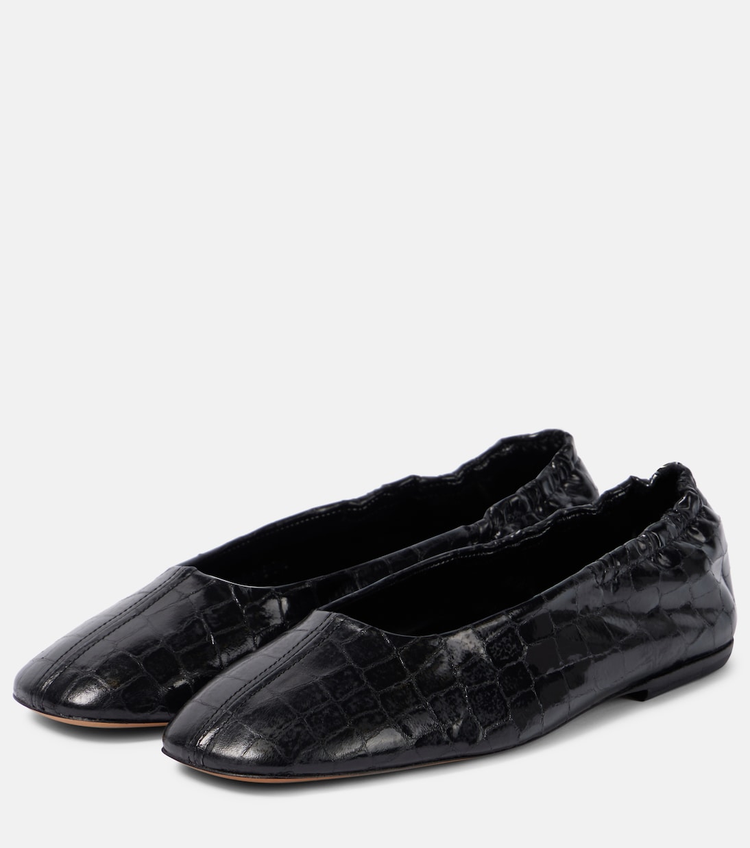 Ballerine in pelle metallizzata | Dries Van Noten