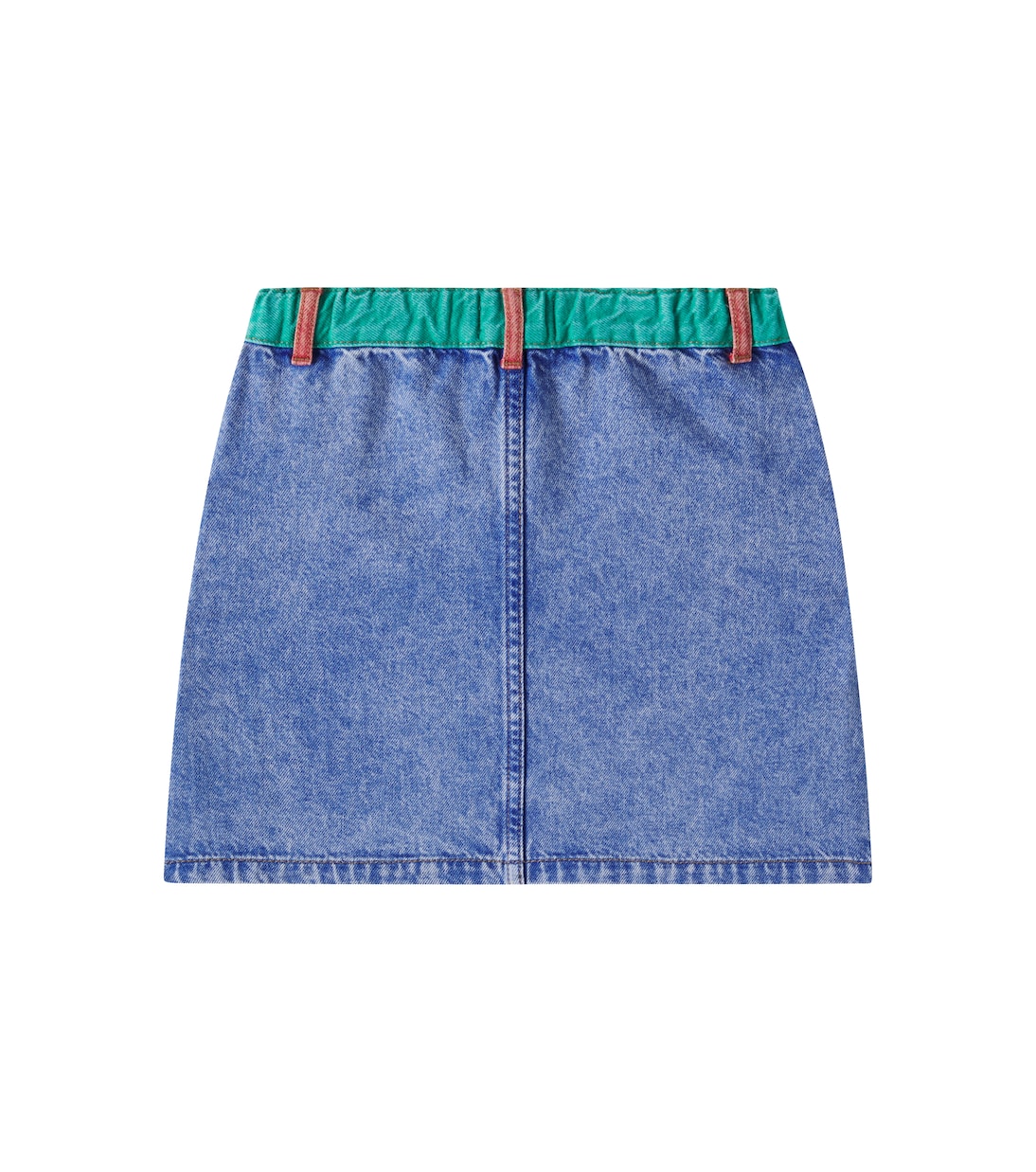 Gonna di jeans color-block | Bobo Choses