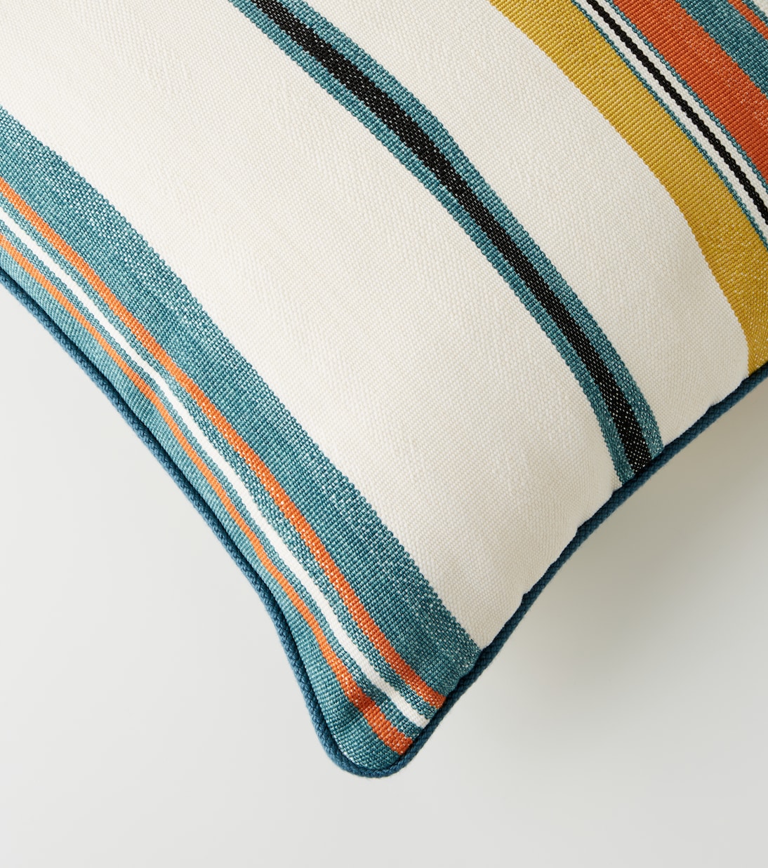 Striped cotton jacquard cushion | Etro