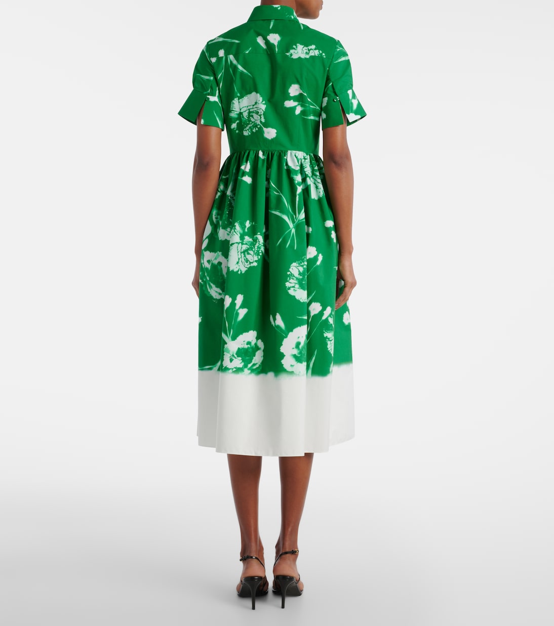 Vestido camisero en popelín de algodón | Erdem