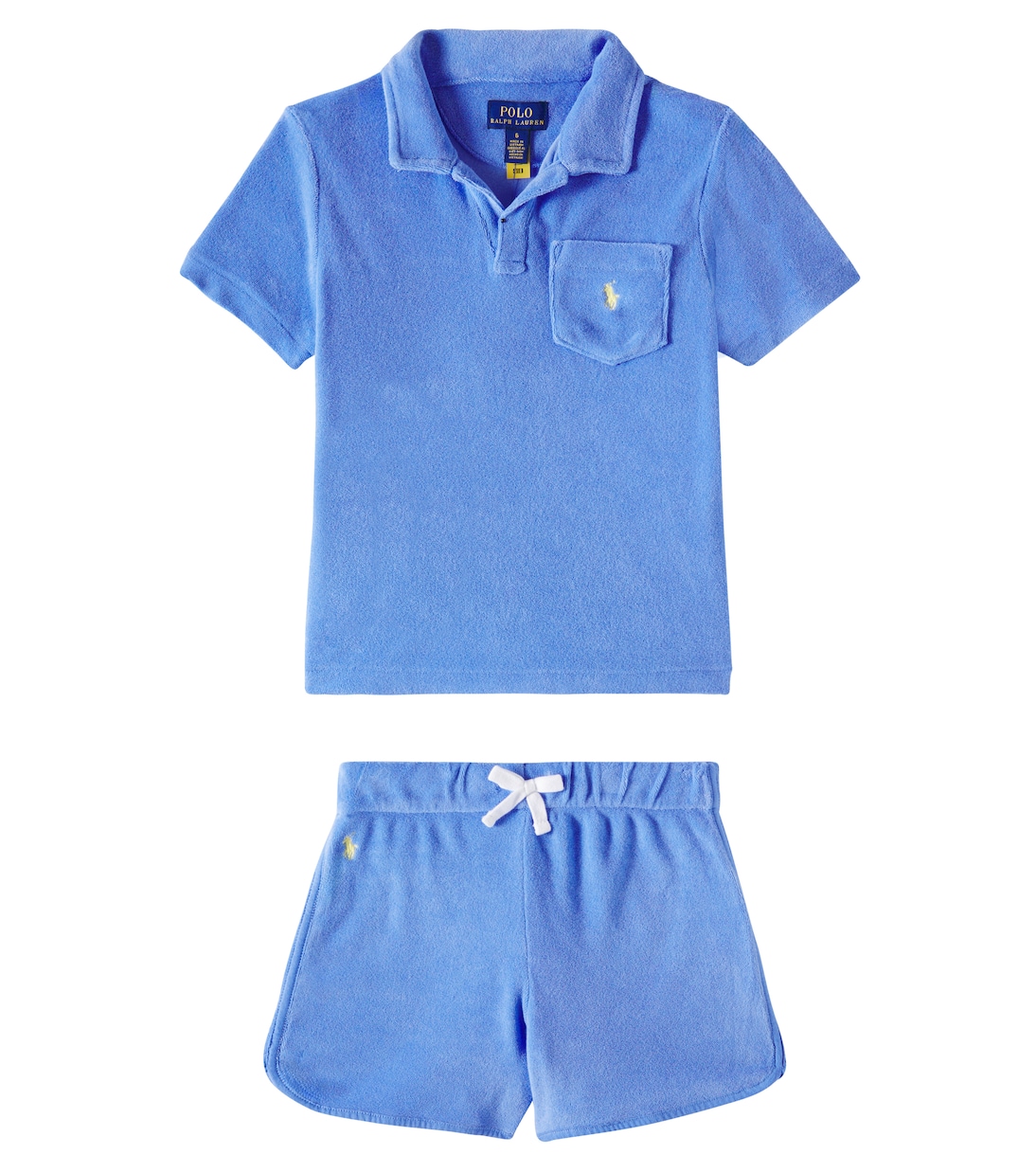 Set de polo y shorts de felpa | Polo Ralph Lauren Kids