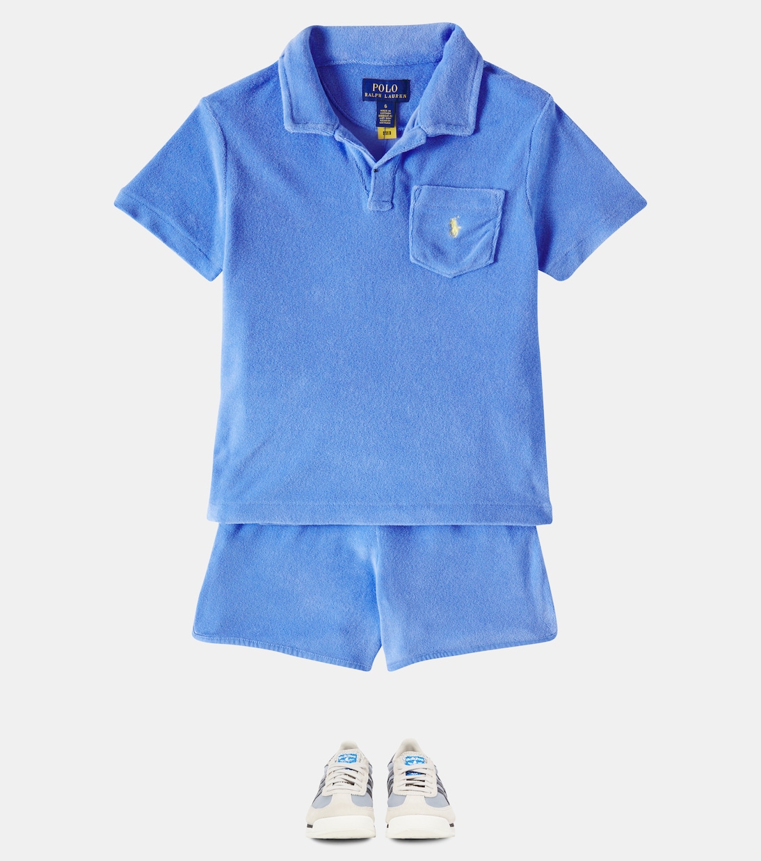 Set de polo y shorts de felpa | Polo Ralph Lauren Kids