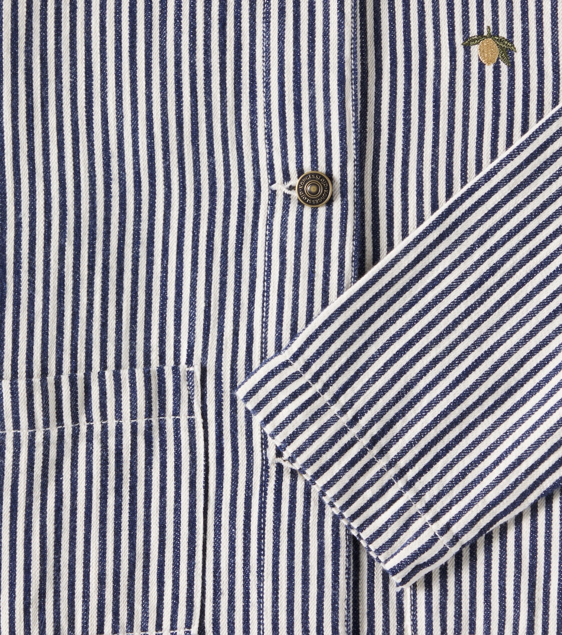 Giacca Fender in twill di cotone a righe | Konges Sløjd