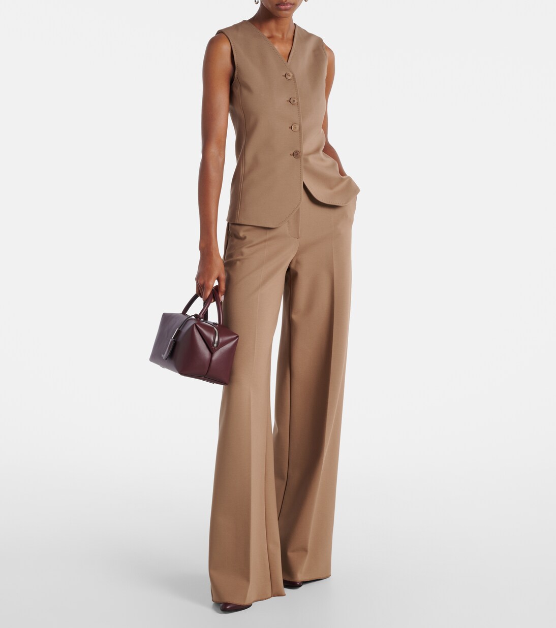 Holdall Medium leather tote bag | Max Mara