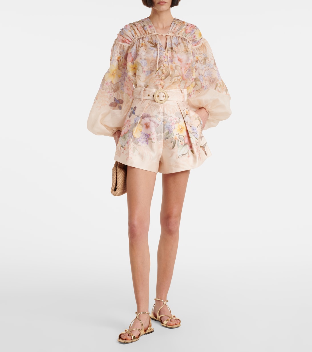 Short Illuminate à fleurs | Zimmermann