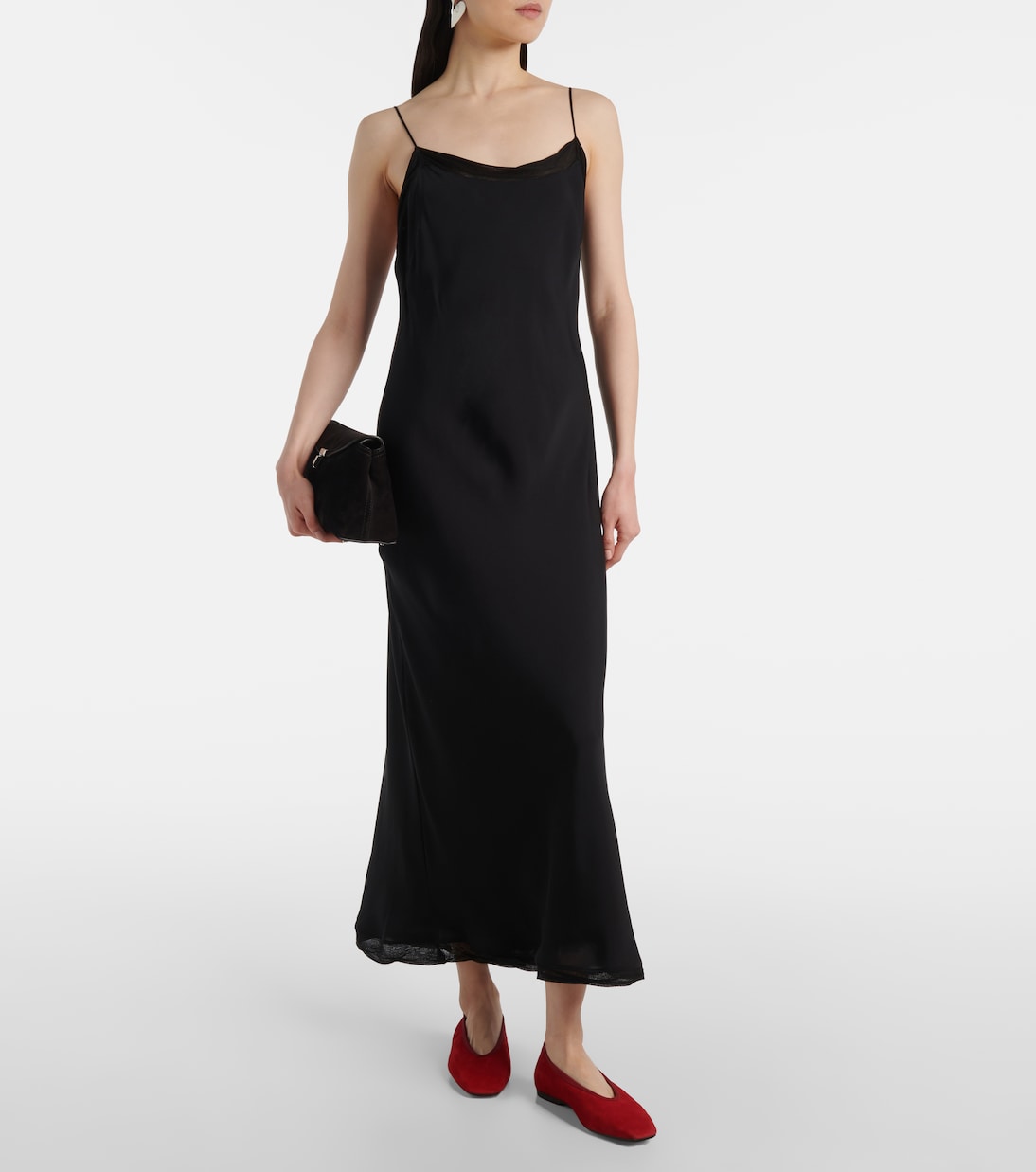 Abito sottoveste in raso di seta | Toteme