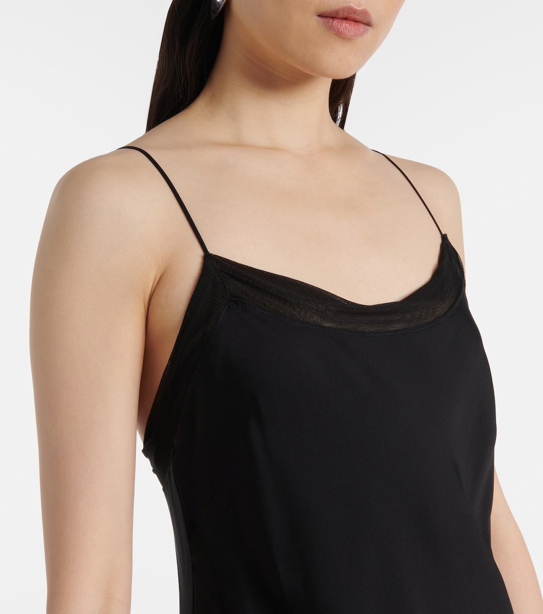 Abito sottoveste in raso di seta | Toteme
