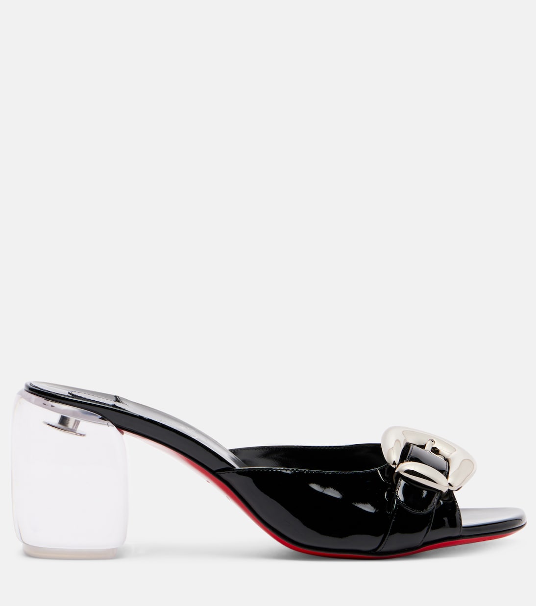 Minny Bubble 70 patent leather mules | Christian Louboutin