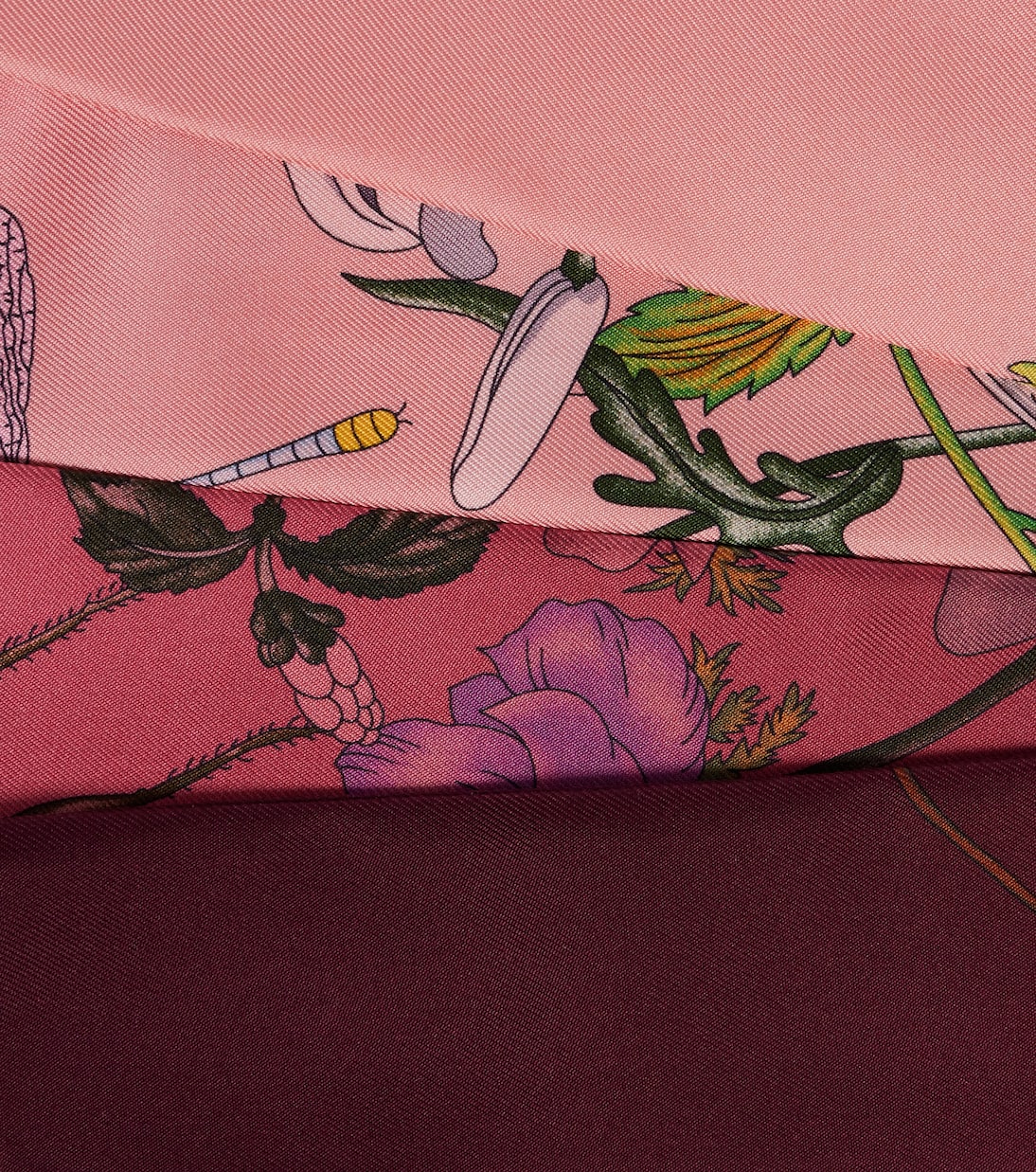 Foulard in seta con stampa floreale | Gucci