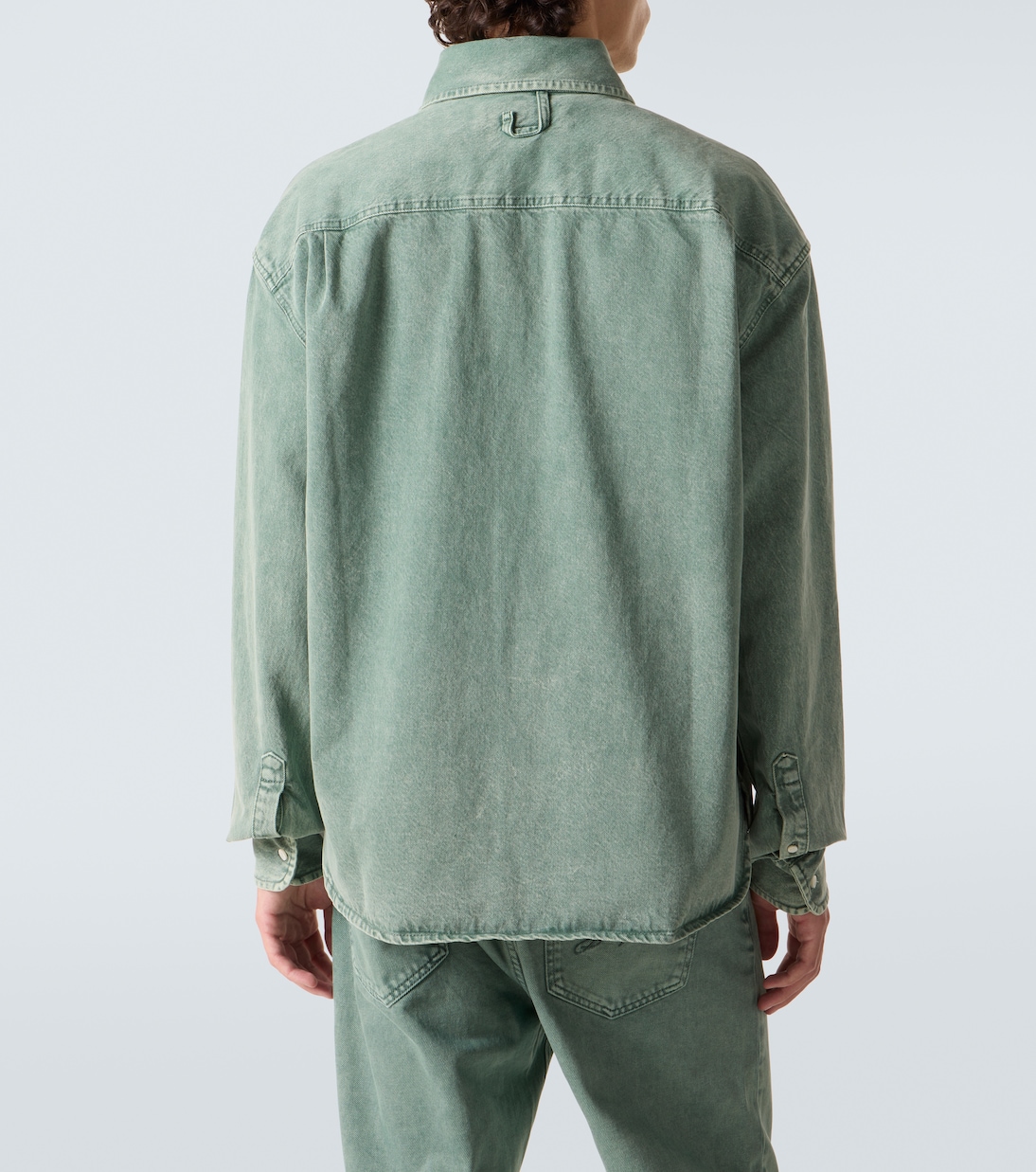 Simon de-Nîmes logo denim shirt | Jacquemus